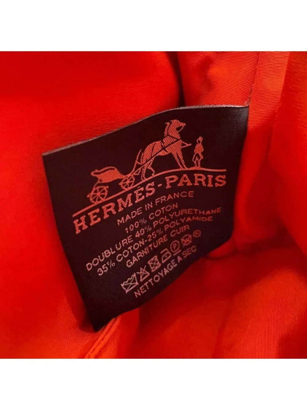 Hermes Pouch Bolide Mini Black Silver Canvas Case